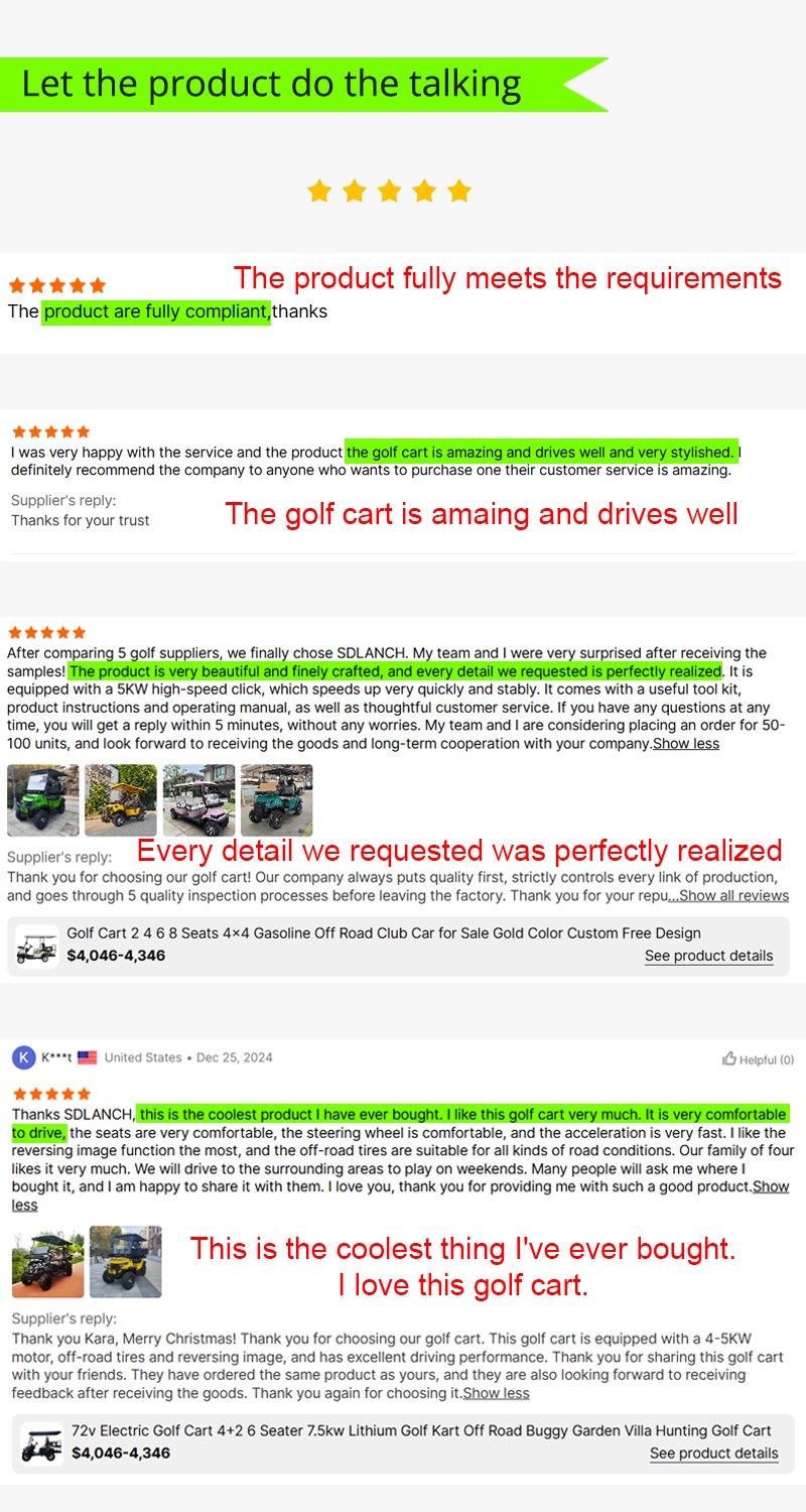 Όχημα καροτσιού γκολφ Όχημα καροτσιού γκολφ